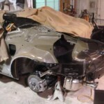 Photographs of a 2014 Chevrolet Camaro that was in an accident and repaired by Elite Paint & Body Shop in West Palm Beach Florida